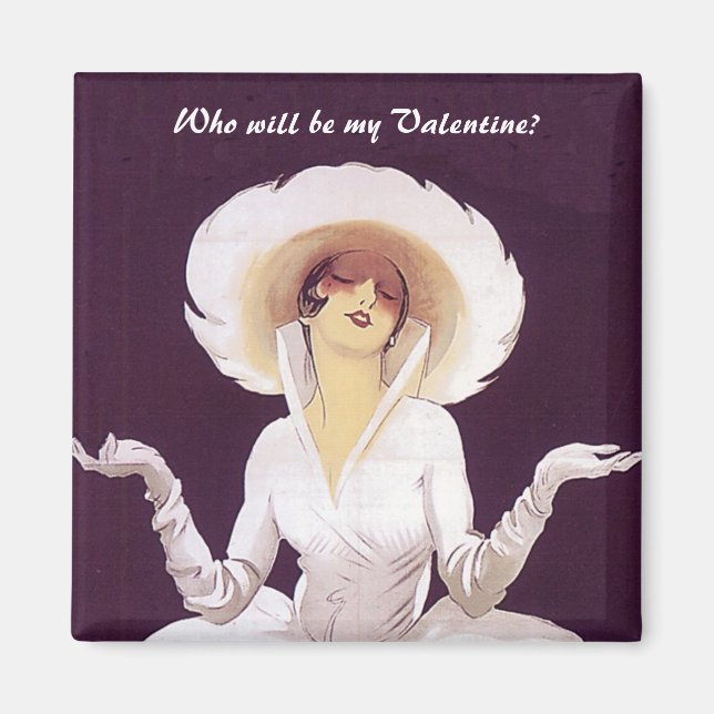 Aimant Qui sera ma Saint-Valentin ? (Devant)
