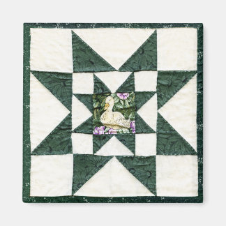 Aimant Quilt Star Duck Design