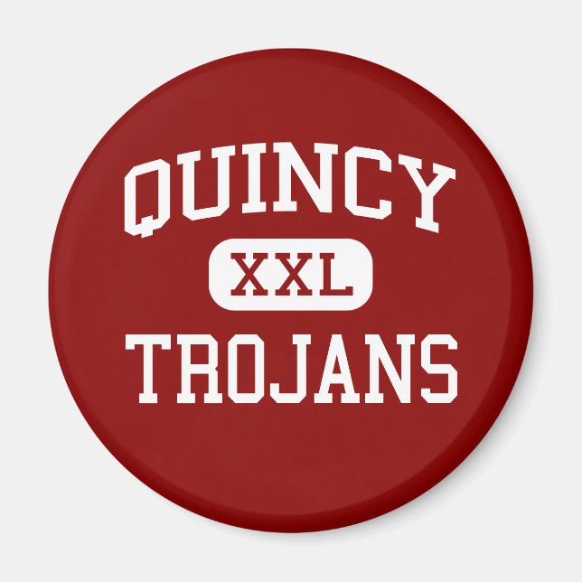 Aimant Quincy - Trojans - Senior - Quincy California (Devant)