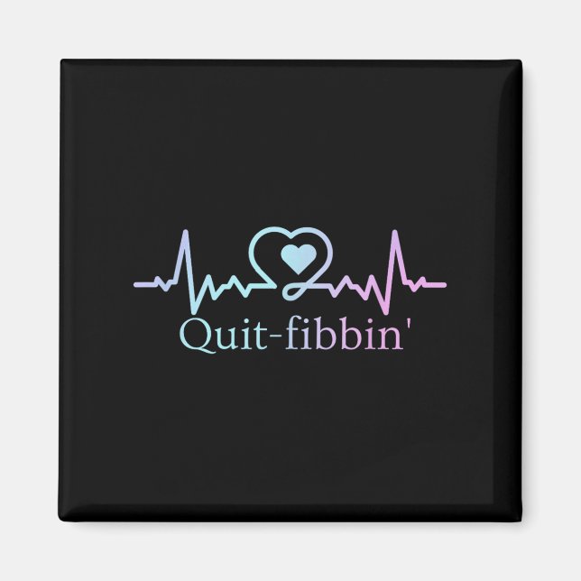 Aimant Quit Fibbing Atrial Fibrillation Nurse Funny Medic (Devant)