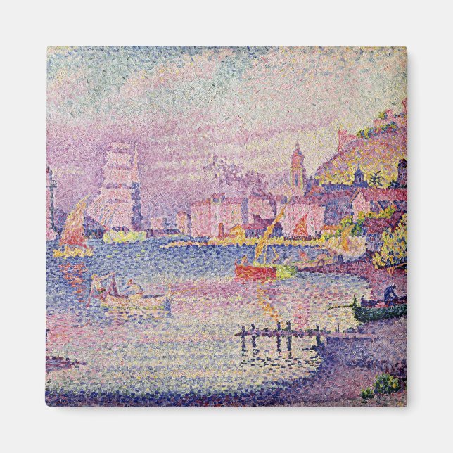 Aimant Quitter le port de Saint-Tropez, 1902 (Devant)