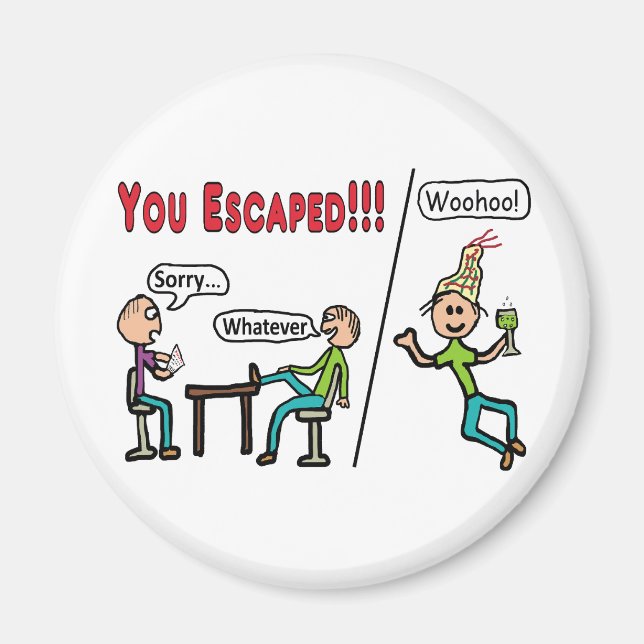 Aimant Quitter le travail (Devant)