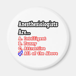 Aimant Quiz de l'anesthésiste...Plaisanterie