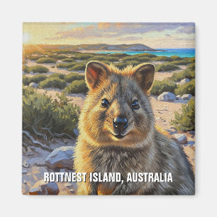Aimant Quokka dans Rottnest Island Australie