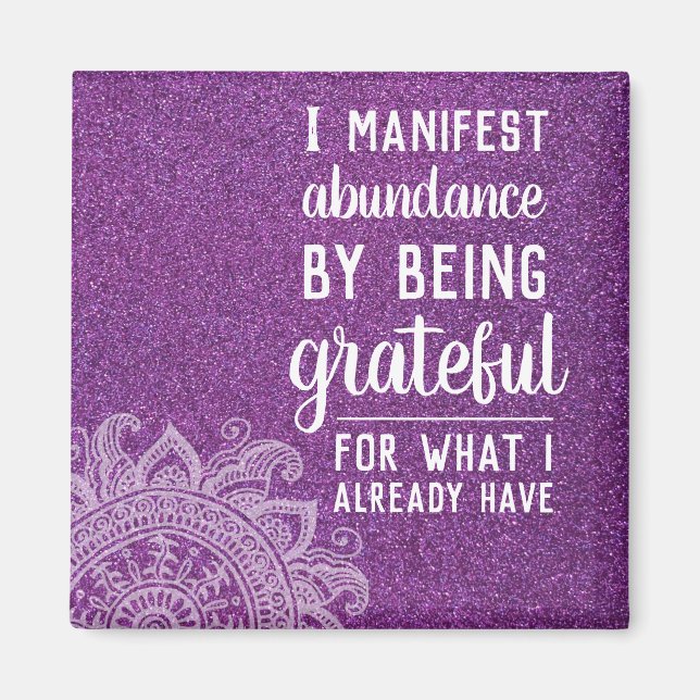 Aimant Quota inspiratoire I Dans la déclaration Motivatio (Devant)