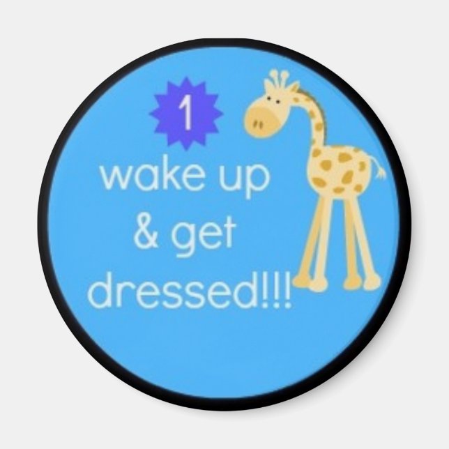 aimant quotidien de carte pour enfants ! ! ! (Devant)