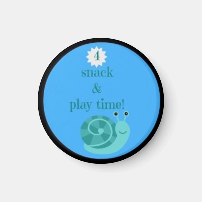 aimant quotidien de carte pour enfants ! ! ! (Devant)