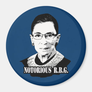 Aimant R.B.G. notoires - Ruth Bader Ginsburg