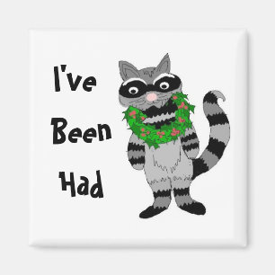 Aimant Raccoon drôle