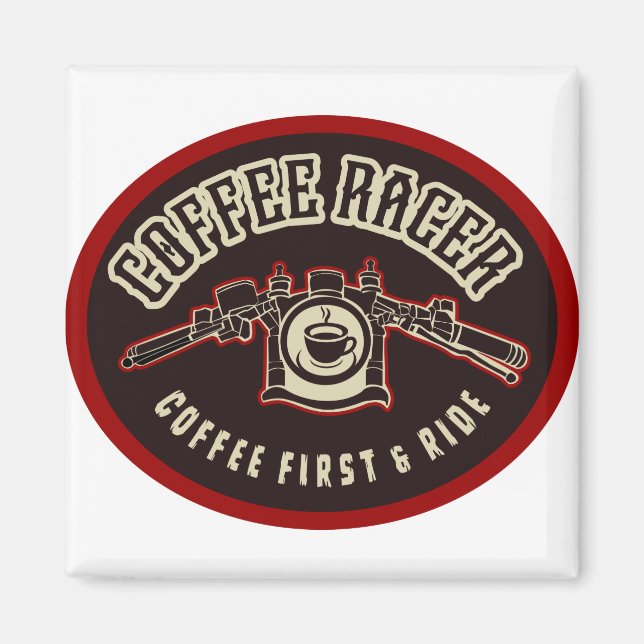 AIMANT RACER DU CAFÉ 2 (Devant)