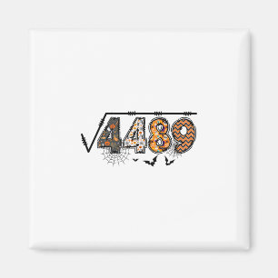 Aimant Racine Carrée De 4489 Drôle D'Halloween 67 Mème Ma