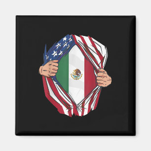 Aimant Racines Mexicaines Croissance Usa Amérique Mexique