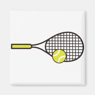Aimant Racquet de tennis et bal