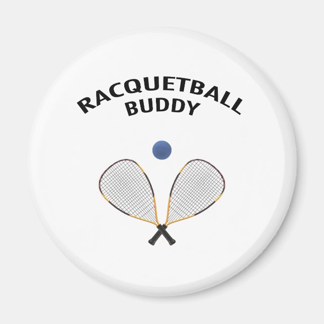 Aimant Racquetball Buddy (Devant)