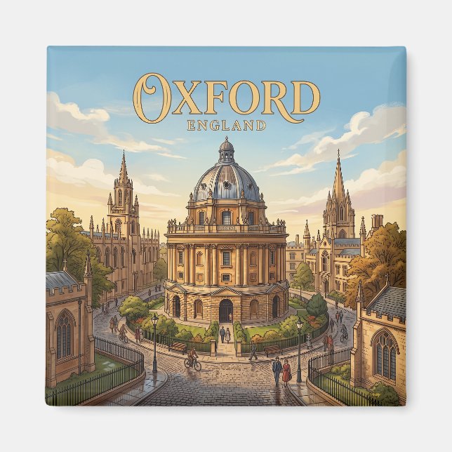 Aimant Radcliffe Camera, Université d'Oxford Angleterre (Devant)