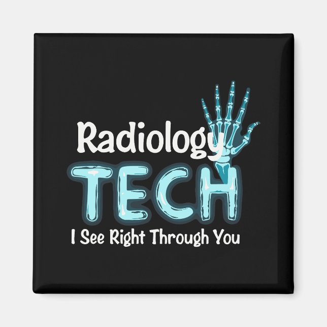 Aimant Radiologie Tech Humour X Ray (Devant)