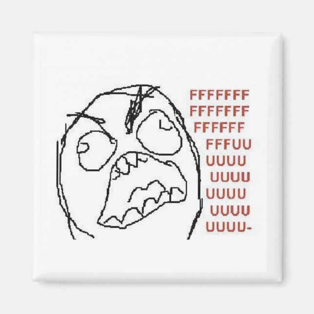 Aimant Rageguy fridgemagnet (Devant)