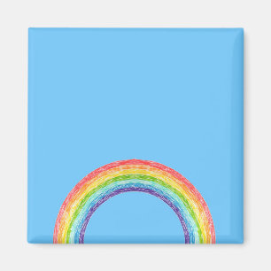 Aimant Rainbow and blue sky