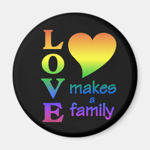 Aimant Rainbow Family