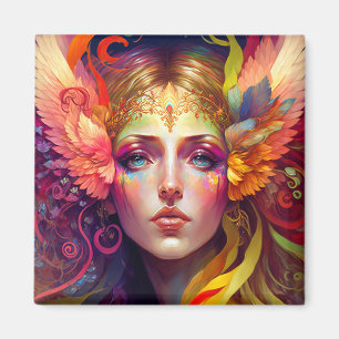 Aimant Rainbow Goddess Imaginaire Art
