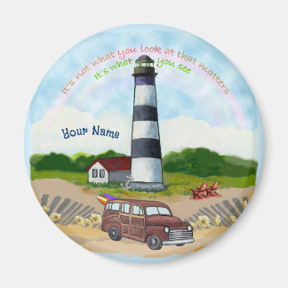 Aimant Rainbow Lighthouse Choix rond