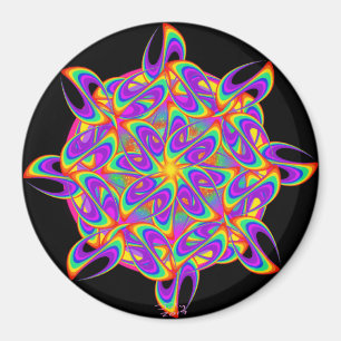 Aimant Rainbow Mandela par Power Flower