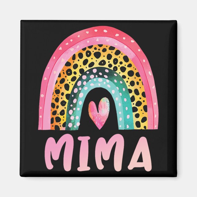 Aimant Rainbow Mother #39 ; #39 ; s Day Love mignon (Devant)