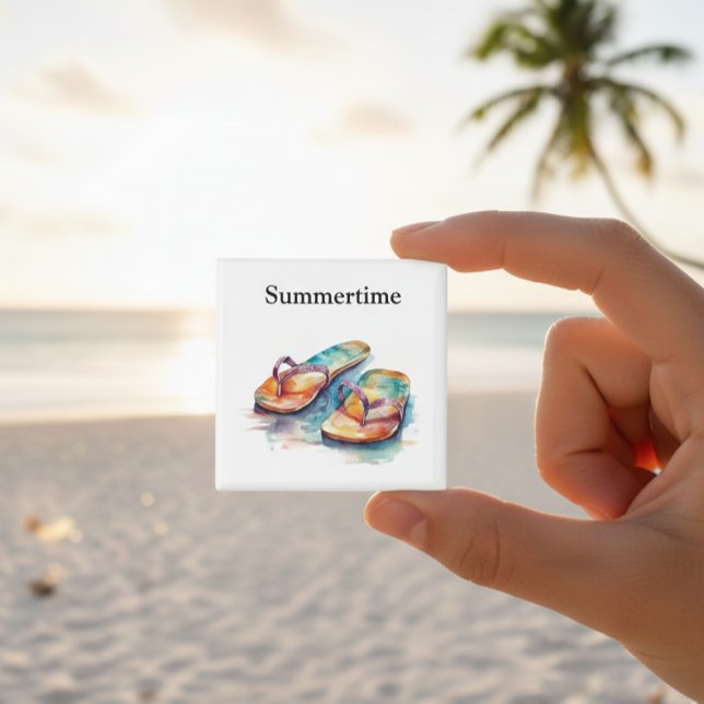 Aimant Rainbow Reef Flip Flops, sur mesure (Créateur téléchargé)