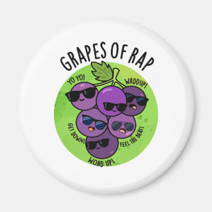 Aimant Raisins De Rap Funny Fruit Pun