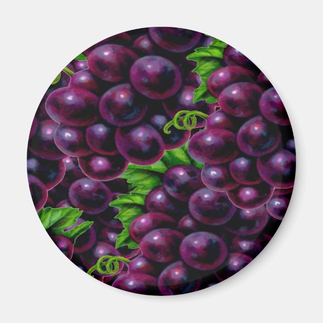 Aimant Raisins de vin (Devant)