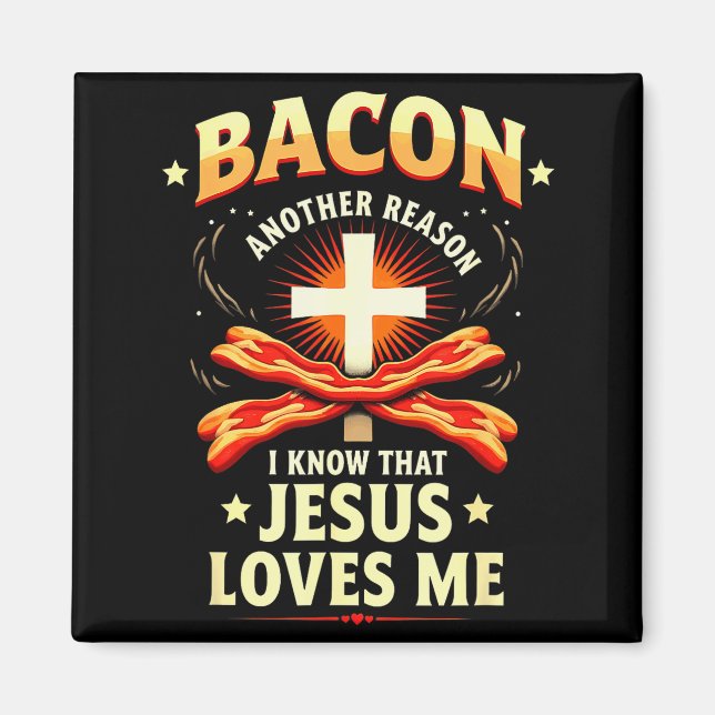 Aimant Raison chrétienne bacon pour laquelle je sais que  (Devant)