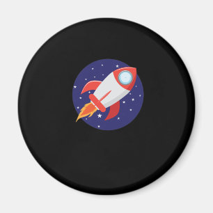 Aimant Rakete mit Sternen