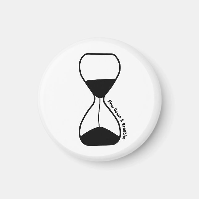 Aimant Ralentir et respirer - Auto-soins (Devant)