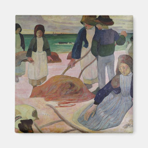 Aimant Ramasseurs d'algue de Paul Gauguin  , 1889