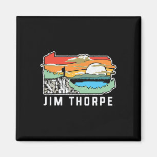 Aimant Randonnée en plein air dans la nature de Jim Thorp