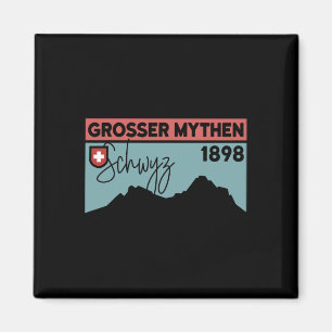 Aimant Randonnée Mont Grosser Mythen VTT Suisse Hi