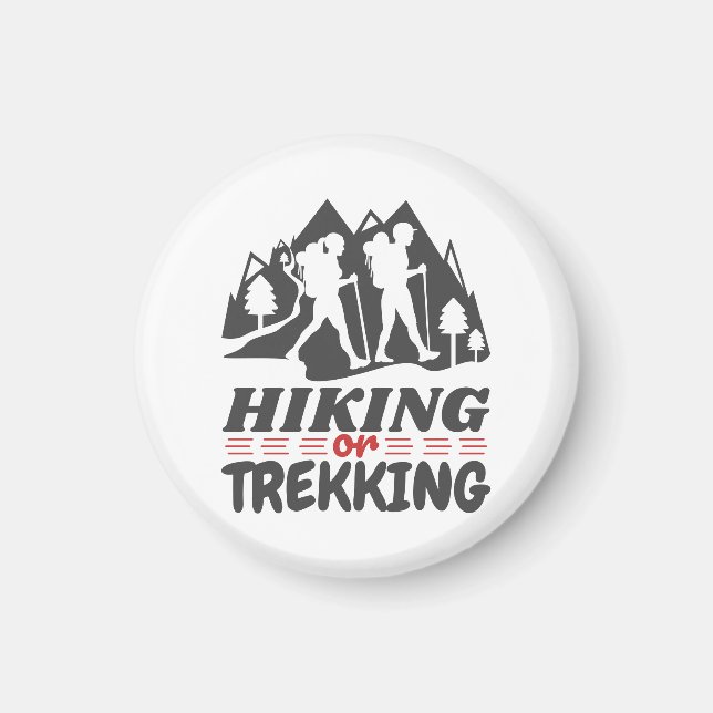 Aimant Randonnée ou trekking (Devant)