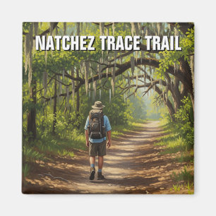 Aimant Randonneur sur Natchez Trace Trace Trace
