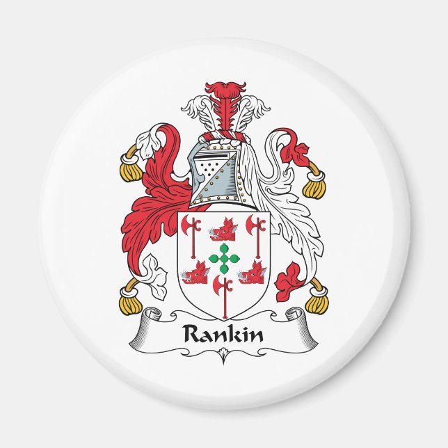 Aimant Rankin Family Crest (Devant)