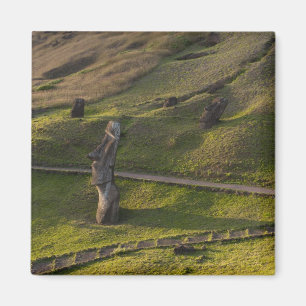 Aimant Rano Raraku, Rapa Nui, Île de Pâques, Chili