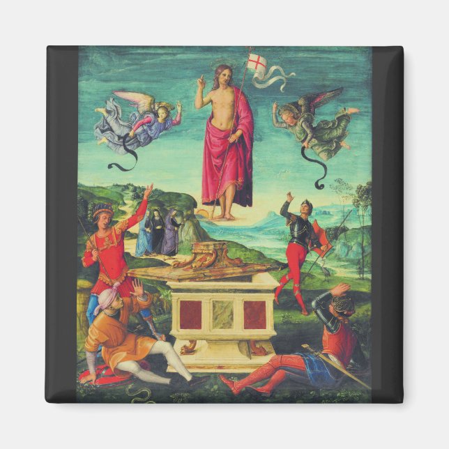Aimant Raphael Résurrection de Jésus-Christ Art (Devant)