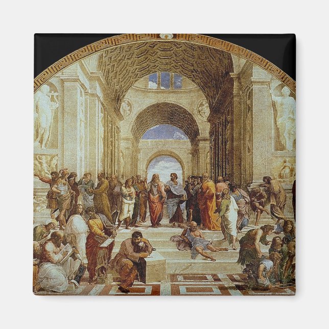 Aimant Raphael's "The School of Athens" (vers 1511) (Devant)