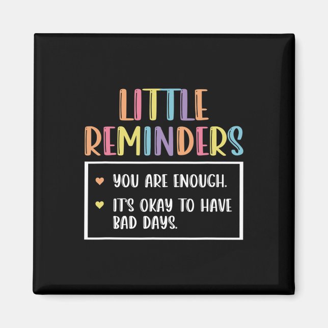 Aimant Rappel Conseiller en santé mentale 1 (Devant)