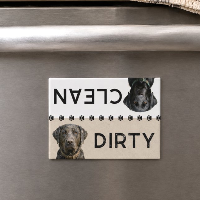 Aimant Rappel de lave-vaisselle Labrador noir mignon prop (Créateur téléchargé)