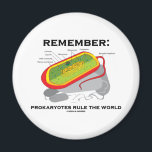 Aimant Rappel : Les Prokaryotes gouvernent le monde<br><div class="desc">Il n'est pas nécessaire d'être biologiste ou microbiologiste pour profiter d'un humour scientifique irréfléchi avec l'un de ces dons qui comportent un procaryote — avec tous les étiquettes clés. Inclut le truisme scientifique éducatif disant : "Rappelez-vous : les Prokaryotes gouvernent le monde". Rappelez aux autres d'une manière moins subtile que...</div>