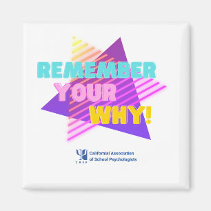 Aimant Rappelez-vous votre Pourquoi l'aimant