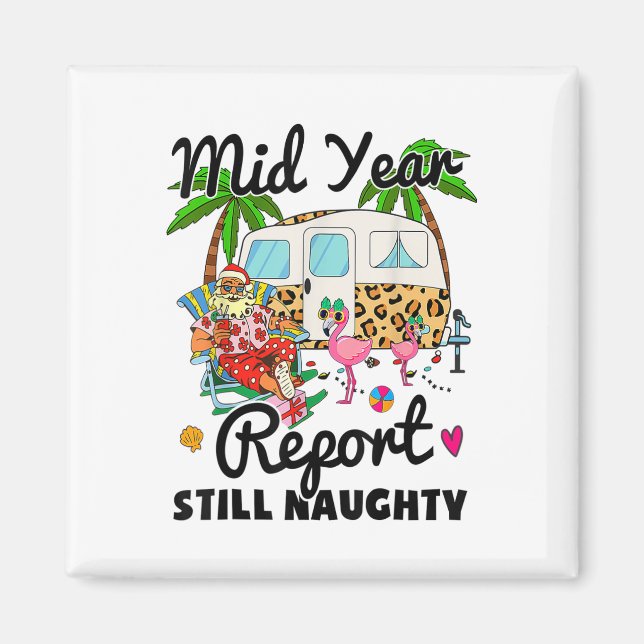 Aimant Rapport semestriel Toujours naughty Noël en juille (Devant)