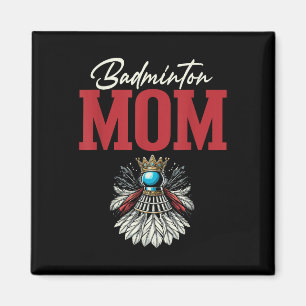 Aimant Raquette de badminton pour maman