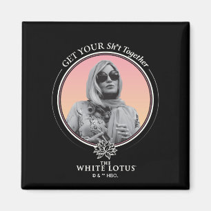 Aimant Rassemblez votre sh*t - Le Lotus Blanc