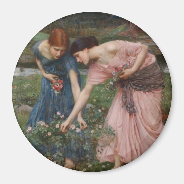 Aimant Rassemblez Ye Rosebuds Pendant Que Vous Pouvez (Devant)